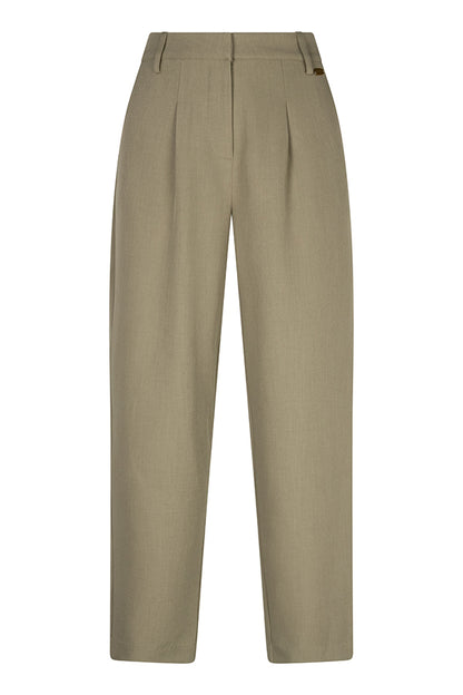 Lofty Manner - Pants Helvi - High Rise Tapered - Kaki