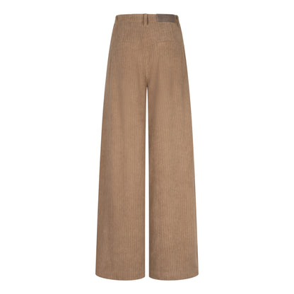 Lofty Manner - Pants Josy Pleated Corduroy - Taupe