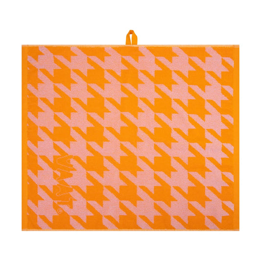 VAAT Amsterdam - Keukenhanddoek Pied-de-poule - Orange&pink