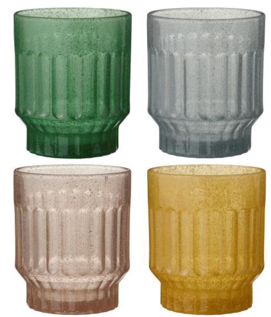 Drinkglas diverse kleuren