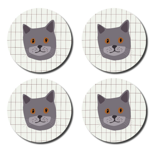 De lange tafel - Onderzetters - Katten