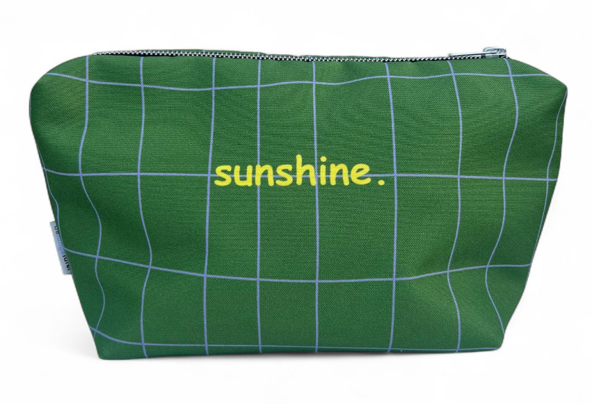 De lange tafel - Toilettas - Sunshine green