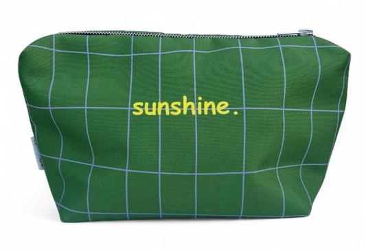 De lange tafel - Toilettas - Sunshine green