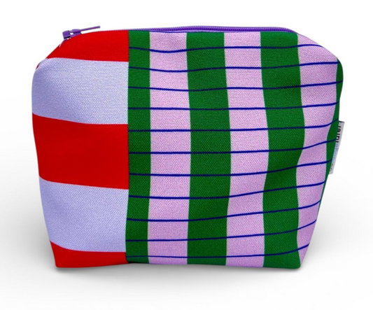 De lange tafel - Make-uptas - Striped colorful 01