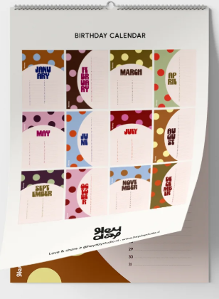 Heyday - Verjaardagskalender - Dots