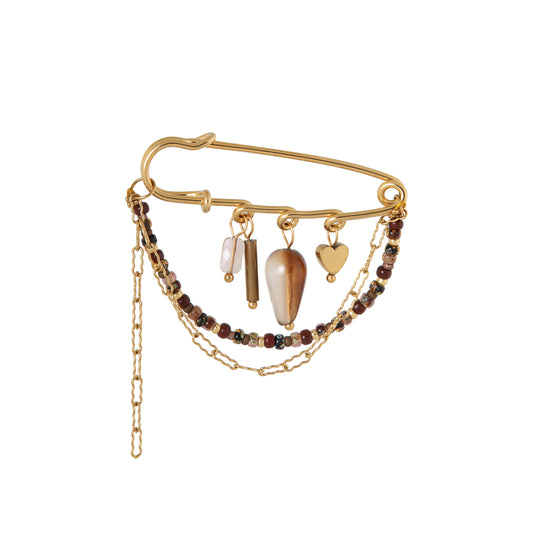 Label Kiki - Broche Secret embrace - Goud