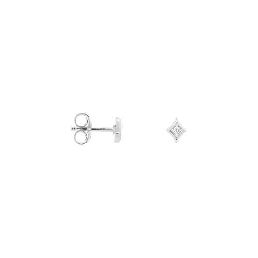 Label Kiki - Shiny diamond silver - Stainless steel
