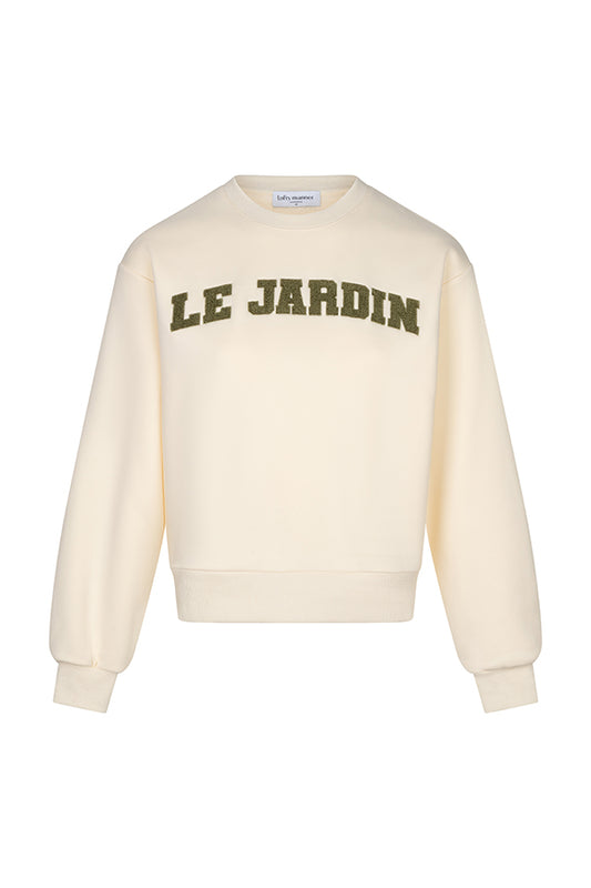 Lofty Manner - Sweater Imina - Basic relaxed - Cream