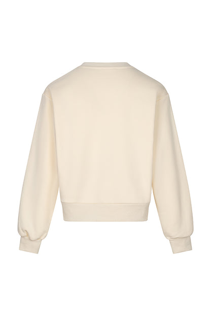 Lofty Manner - Sweater Imina - Basic relaxed - Cream