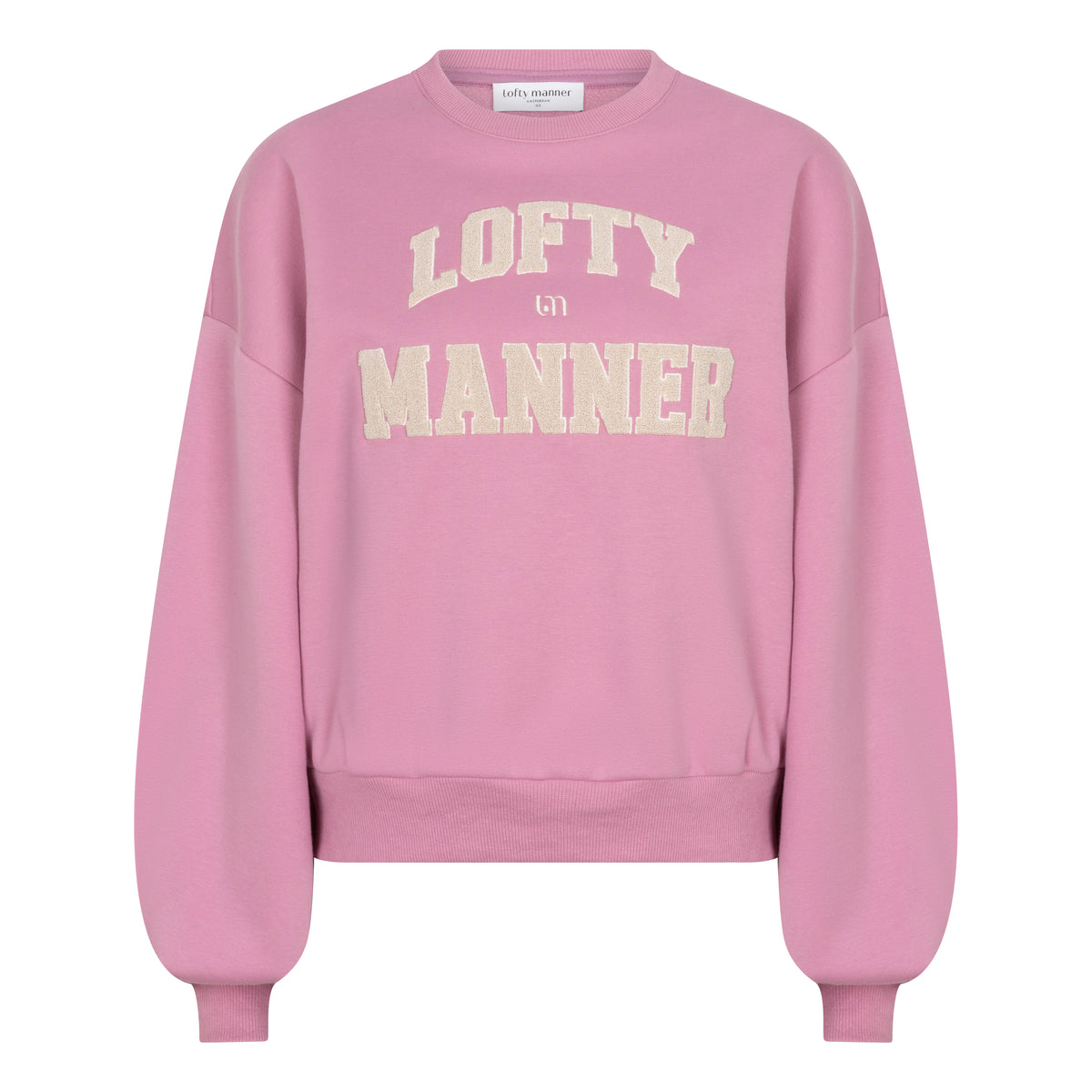 Lofty Manner - Sweater Kensi Balloon Sleeve - Roze