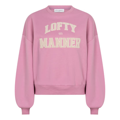 Lofty Manner - Sweater Kensi Balloon Sleeve - Roze