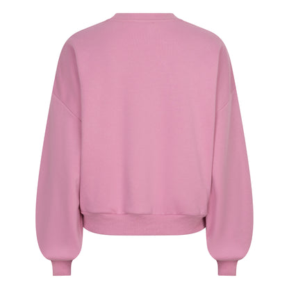 Lofty Manner - Sweater Kensi Balloon Sleeve - Roze