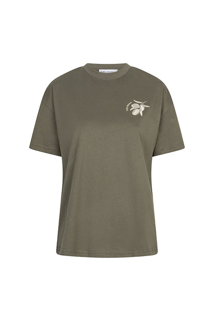 Lofty Manner - Tshirt Imma - Boxy regular - Kaki