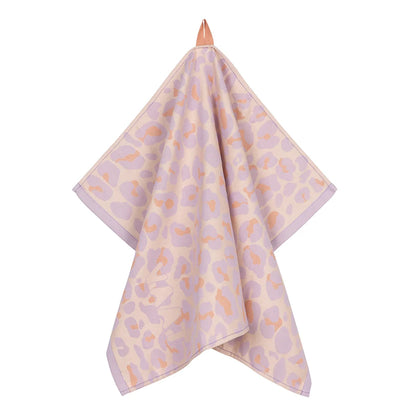 VAAT Amsterdam - Theedoek Leopard - Lila&peach