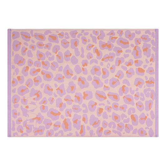 VAAT Amsterdam - Theedoek Leopard - Lila&peach