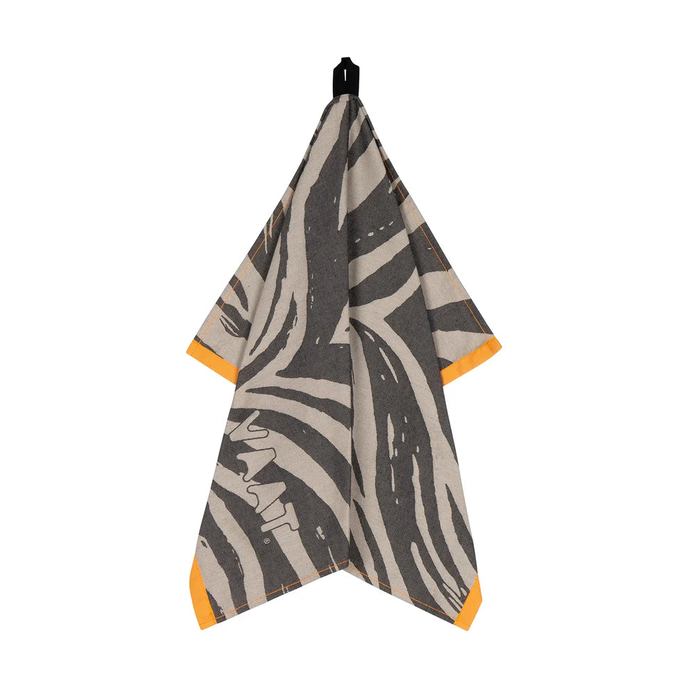 VAAT Amsterdam - Theedoek Zebra - Black&sand