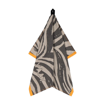 VAAT Amsterdam - Theedoek Zebra - Black&sand