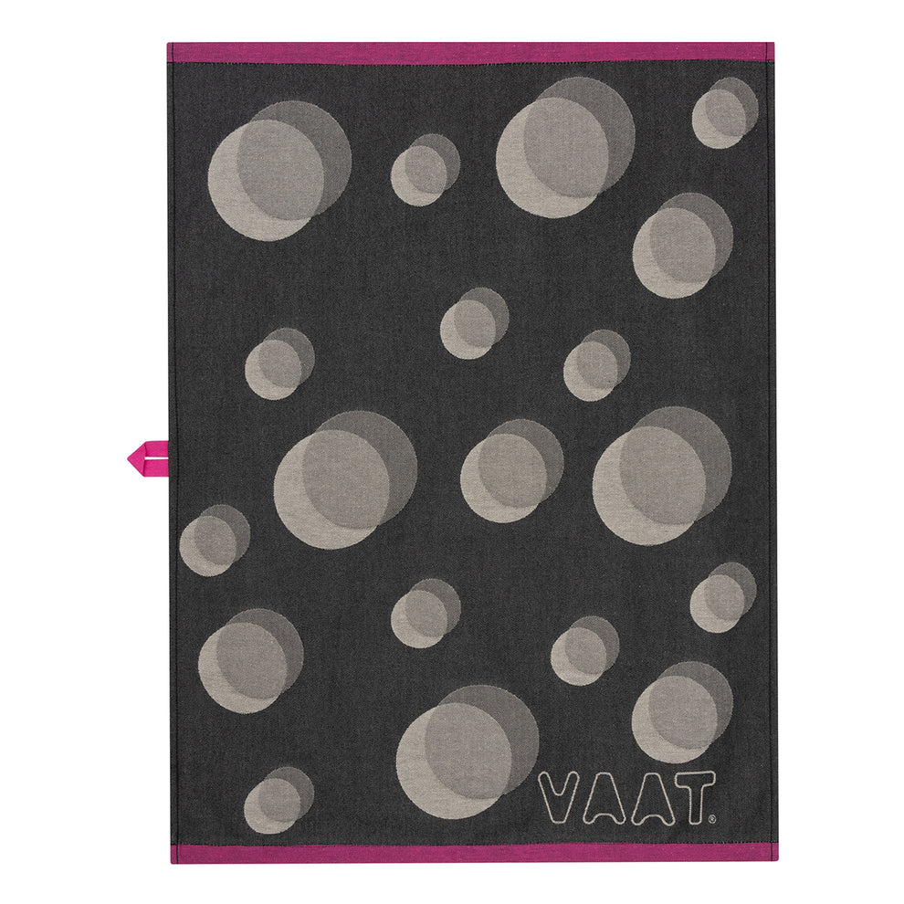 VAAT Amsterdam - Theedoek Dots - Black&sand