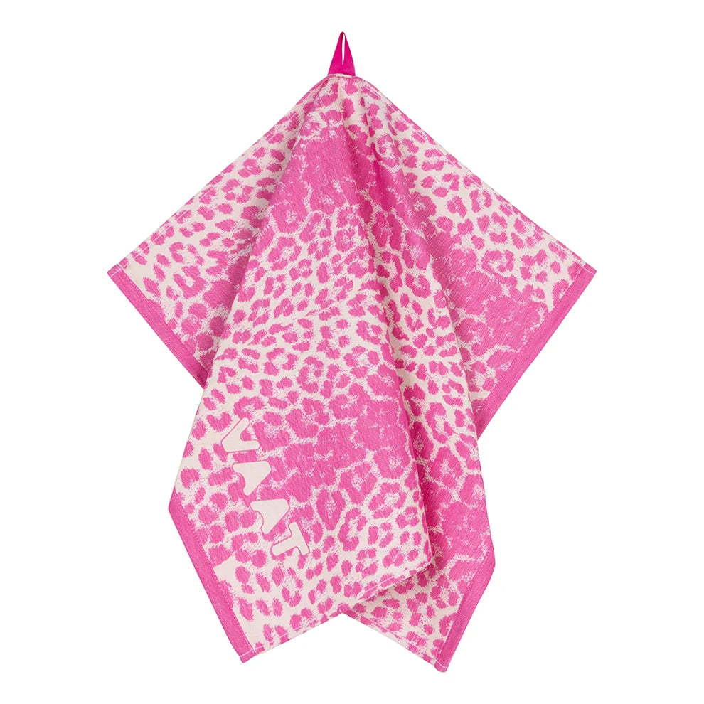 VAAT Amsterdam - Theedoek Leopard - Pink/sand