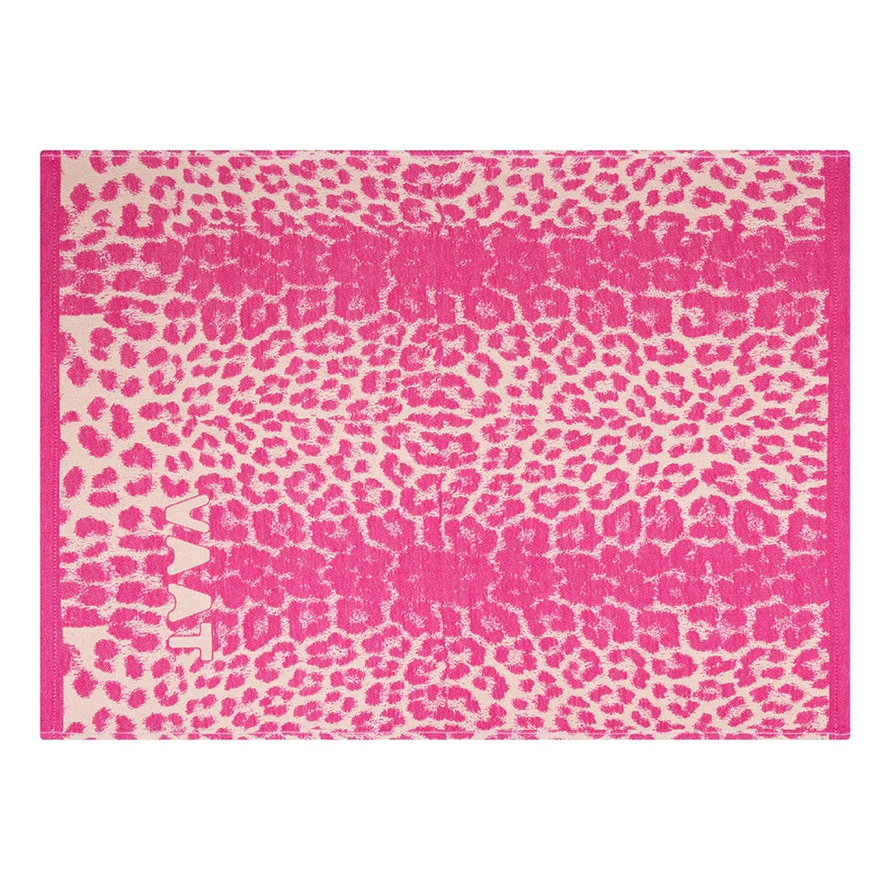 VAAT Amsterdam - Theedoek Leopard - Pink/sand