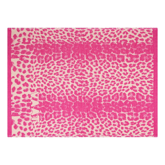 VAAT Amsterdam - Theedoek Leopard - Pink/sand