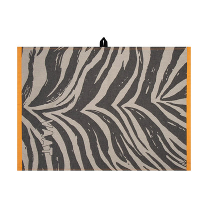 VAAT Amsterdam - Theedoek Zebra - Black&sand