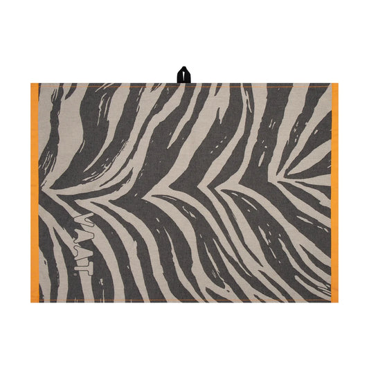 VAAT Amsterdam - Theedoek Zebra - Black&sand