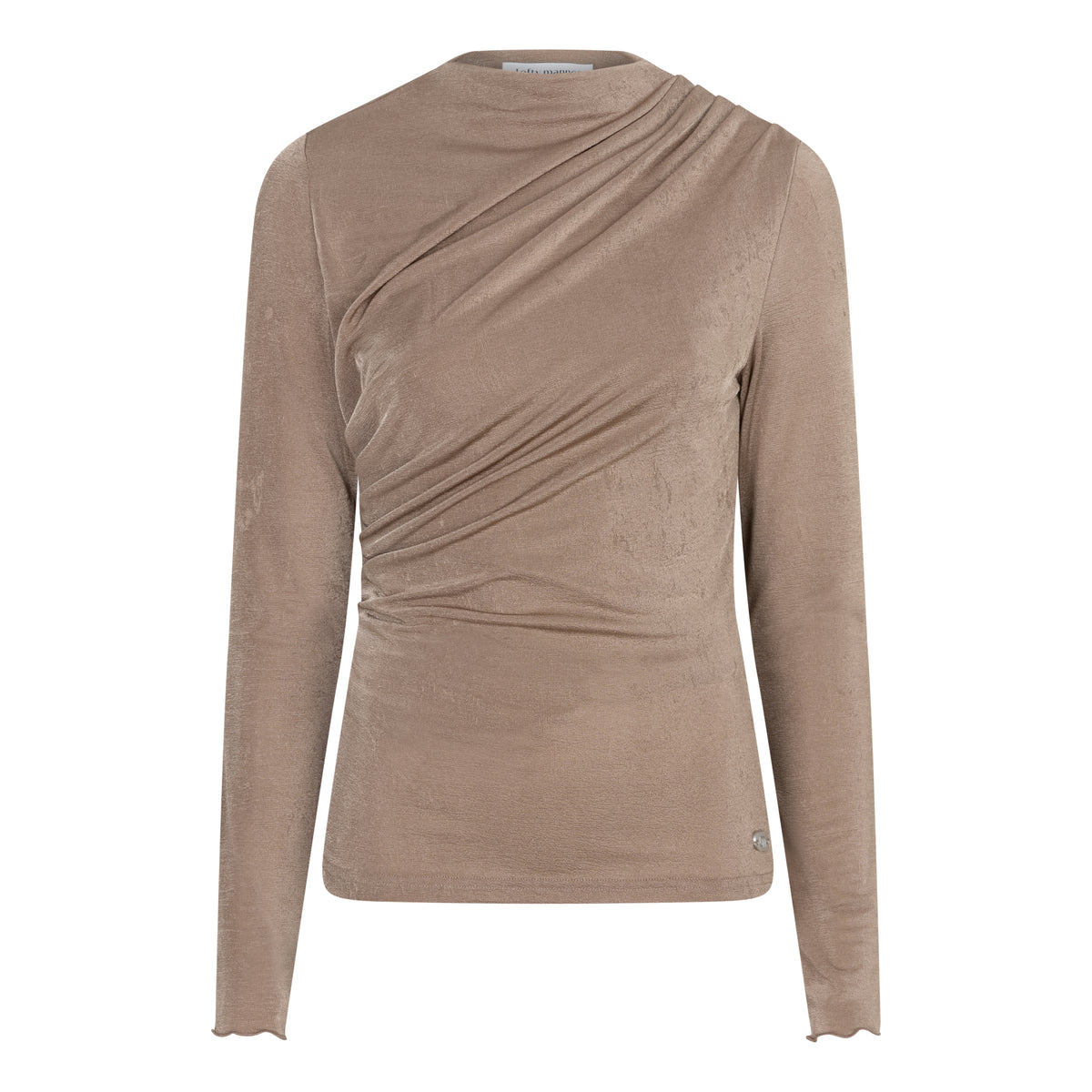 Lofty Manner - Top Jimmi Draped Uni - Taupe