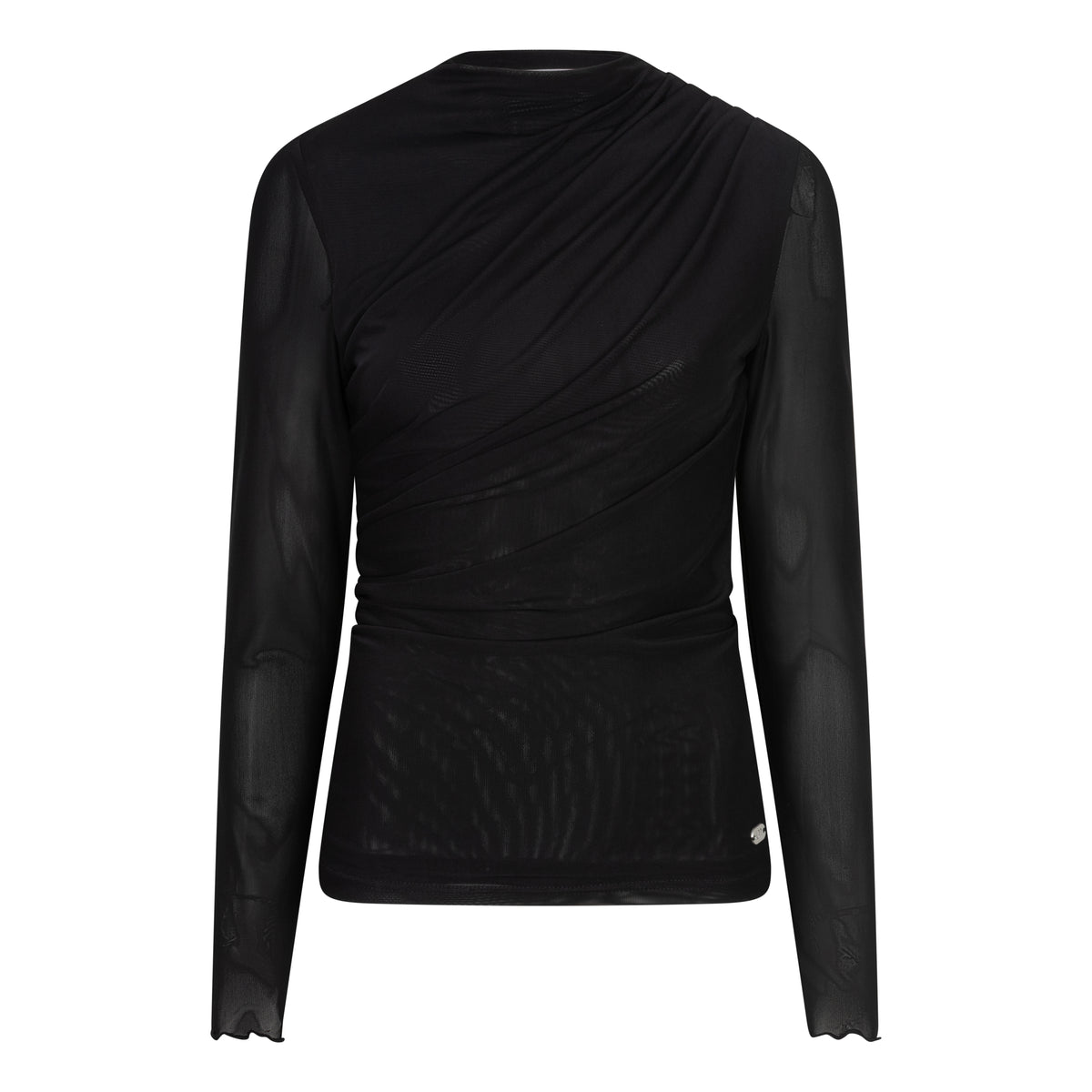 Lofty Manner - Top Jolien Draped Mess - Zwart