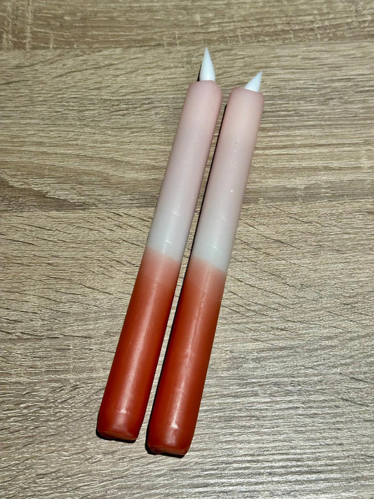 Bon Lifestyle - LED-kaarsen - Flamingo/Terracotta