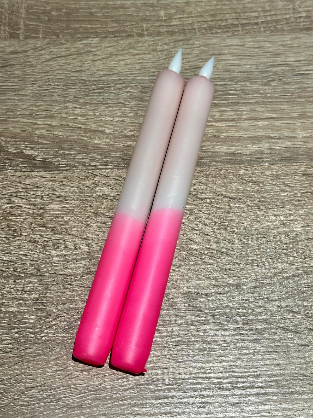 Bon Lifestyle - LED-kaarsen - Flamingo/Wit/Neon roze