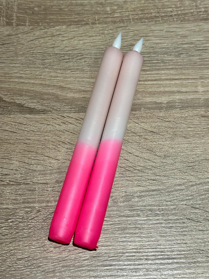 Bon Lifestyle - LED-kaarsen - Flamingo/Wit/Neon roze