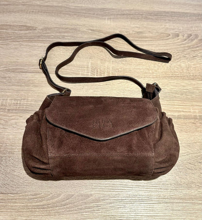 The Ruby Club - Jade bag - Suede Bruin