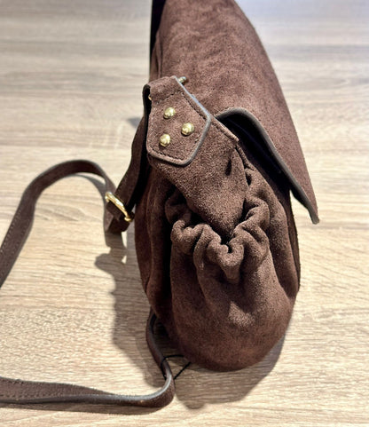The Ruby Club - Jade bag - Suede Bruin