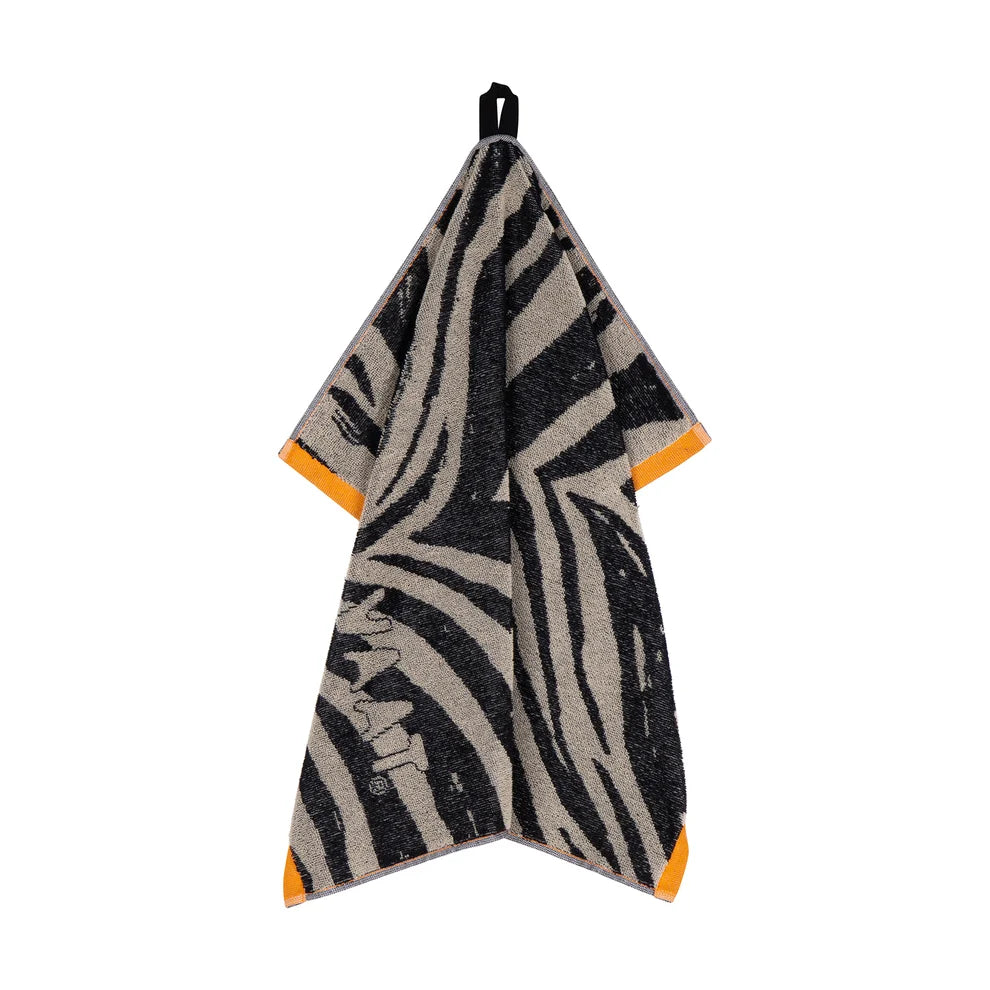 VAAT Amsterdam - Keukenhanddoek Zebra - Black&sand