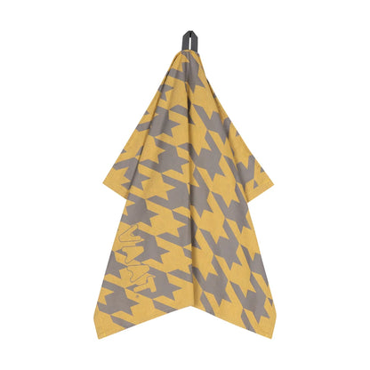 VAAT Amsterdam - Theedoek Pied-de-poule - Yellow&grey